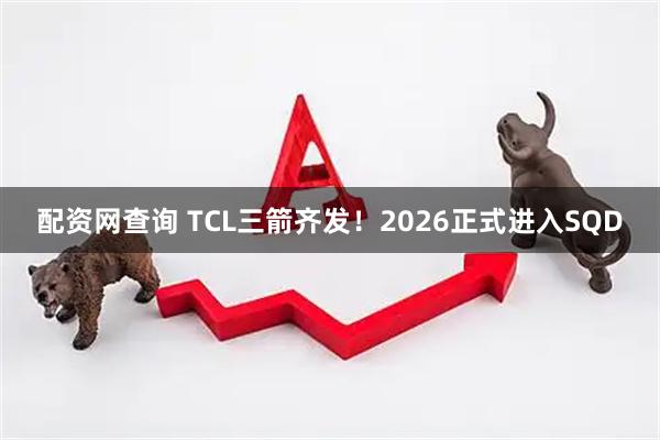 配资网查询 TCL三箭齐发！2026正式进入SQD