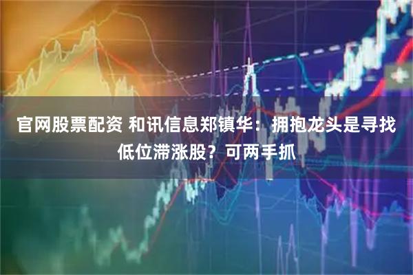 官网股票配资 和讯信息郑镇华：拥抱龙头是寻找低位滞涨股？可两手抓